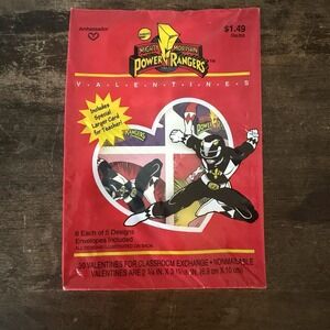 1994 MIGHTY MORPHIN POWER RANGERS VINTAGE VALENTINES CARDS NOS